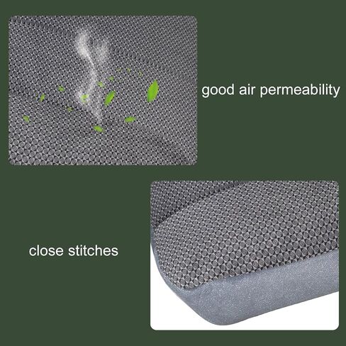 FZJDSD 2PCS Dark Gray Driver Side Bottom Replacement Cloth Seat Cover & Seat Foam Cushion Compatible with Dodge Ram 1500 2500 3500 SLT SLT Plus Sport 2002 2003 2004 2005 in Saudi Arabia