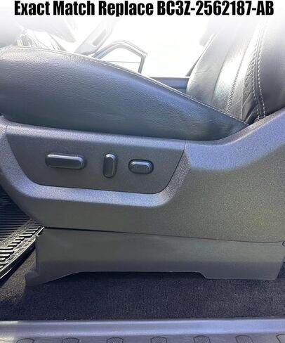 Front Left Driver Power Seat Panel Cover Bezel Trim Side Seat Track Switch Housing Fit for Ford F-250 F-350 F-450 F-550 Super Duty 2011-2016 Replace BC3Z2562187AB BC3Z-2562187-AB in Saudi Arabia