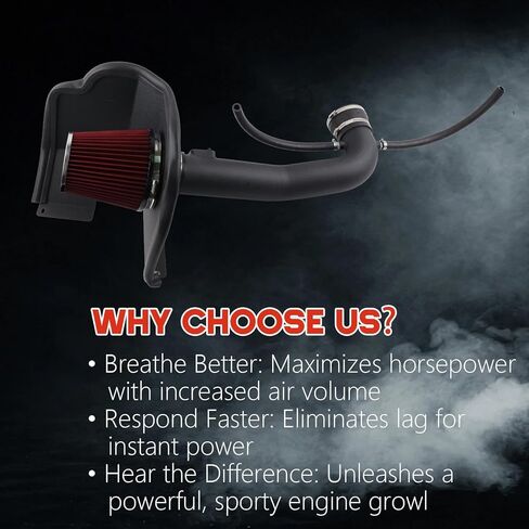 Cold Air Intake System Heat Shield Compatible with 2014 2015 2016 2017 2018 2019 2020 Chevy Silverado & GMC Sierra 1500 & Cadillac Escalade 1500 5.3L/6.2L V8 Engine in Saudi Arabia