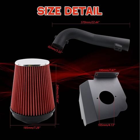 Cold Air Intake System Heat Shield Compatible with 2014 2015 2016 2017 2018 2019 2020 Chevy Silverado & GMC Sierra 1500 & Cadillac Escalade 1500 5.3L/6.2L V8 Engine in Saudi Arabia