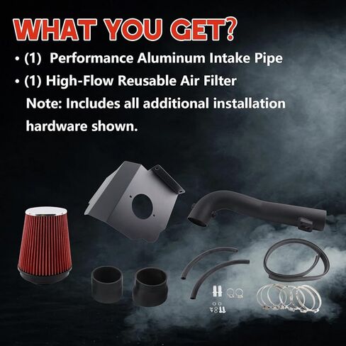 Cold Air Intake System Heat Shield Compatible with 2014 2015 2016 2017 2018 2019 2020 Chevy Silverado & GMC Sierra 1500 & Cadillac Escalade 1500 5.3L/6.2L V8 Engine in Saudi Arabia