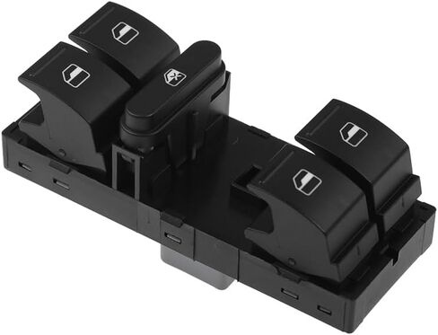 1K4959857B 10 دبابيس مفتاح كهربائي رئيسي للنافذة لشركة فولكس فاجن جيتا جولف MK5 MK6 باسات B6 B7 CC لمقعد توران تيجوان جولف بلس in Saudi Arabia