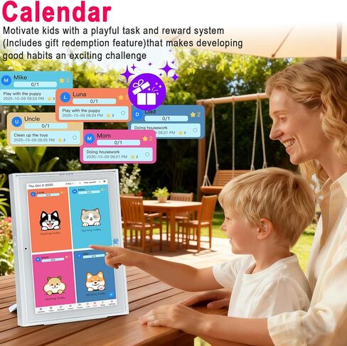 Digital Calendar wall touch screen 15.6" Great for Organizing Your 2026 Calendar, Syncs with Multiple Calendars(google calendar) Online, Horizontal, Vertical, and Wall Mountable in Saudi Arabia