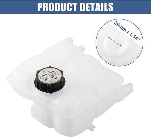 X AUTOHAUX 1 Set Coolant Fluid Overflow Bottle Tank Reservoir with Cap for Ford Focus 2011-2018 Escape 2013-2016 Transit Connect 2014-2016 8V61-8K218-AE in Saudi Arabia
