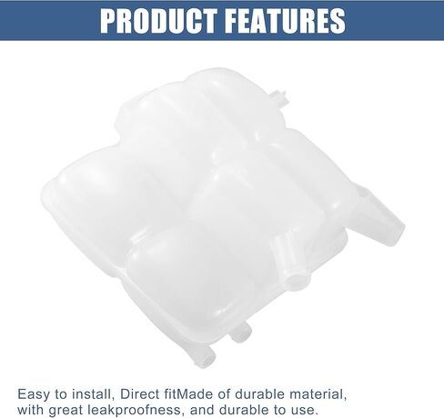 X AUTOHAUX 1 Set Coolant Fluid Overflow Bottle Tank Reservoir with Cap for Ford Focus 2011-2018 Escape 2013-2016 Transit Connect 2014-2016 8V61-8K218-AE in Saudi Arabia
