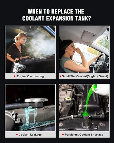 cciyu Coolant Tank Reservoir Fits for 2001-2012 For Ford Escape 2001-2011 For Mazda Tribute 2005-2011 For Mercury Mariner YL8Z8A080AE BL8Z8A080A in Saudi Arabia