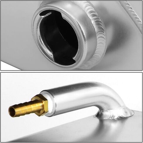 Auto Dynasty Aluminum Radiator Coolant Expansion Overflow Tank Reservoir Compatible with Chevy Corvette 1984-1996 in Saudi Arabia