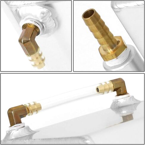 Auto Dynasty Aluminum Radiator Coolant Expansion Overflow Tank Reservoir Compatible with Chevy Corvette 1984-1996 in Saudi Arabia