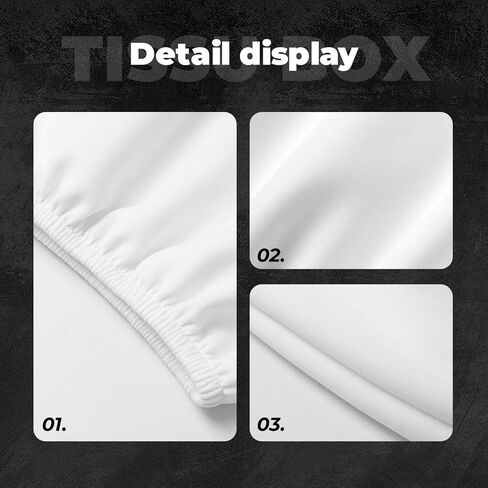 Black, White and Grey Leopard Print 2pcs Personalized Embroidery Truck SUV Car Seat Headrest Cover Auto Accessories in Kuwait