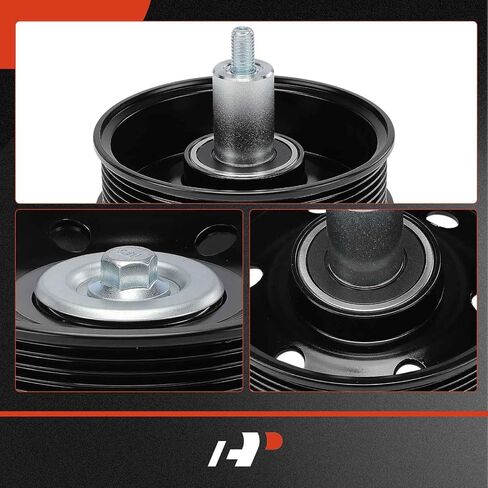 A-Premium Drive Belt Idler Pulley Compatible with Dodge Ram 2500/3500 2003-2010, Ram 4500/5500 2008-2010 & Ram 2500/3500/4500/5500 & Autocar LLC. Xpert, Xspotter On Road & Sterling Truck Bullet 45/55 in Saudi Arabia