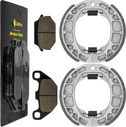 Caltric Front Brake Shoes & Rear Pads Compatible with Kymco Mxu 150 2005-2012 in Saudi Arabia