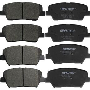 SIPAUTEC-8pcs Front and Rear Ceramic Disc Brake Pads Set Replacement For 2013-2018 Hyundai Santa Fe Sport (only fit 2.0L & 2.4L),For Kia Sorento 2011-2020,For Hyundai Santa Fe 2010/2011/2012 in Kuwait