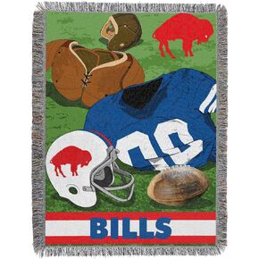 Northwest NFL New York Giants Unisex-Adult Woven Tapestry Throw Blanket, 48" x 60", Home Field Advantage in Kuwait