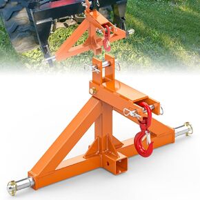 3 Point Trailer Hitch 2" Receiver Quick Hitch Compatible with Towing Hook for Category 1 Tractors, Heavy Duty Towing Hitch Tractor Drawbar Hitch Adapter for BX, Kubota, John Deere, Kioti, Yanmar in Kuwait