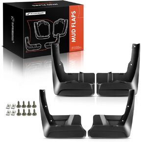 A-Premium Set of 4PCS Mud Flaps Splash Guards Mudguards Mudflaps with Hardware Kits Accessory Compatible with Lexus ES350, 2007-2012, Sedan, Black Color, Front and Rear (Driver & Passenger Sides) in Kuwait