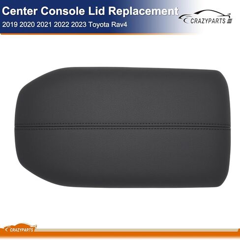 Center Console Lid Compatible with 2019-2023 Toyota Rav4 Armrest Bin Cover Replacement Part # 58920-42010-C0 PVC in Kuwait