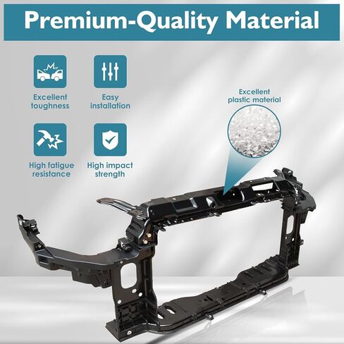 مجموعة دعم الرادياتير الأساسية متوافقة مع Hyundai Elantra 2014 2015 2016، رقم OEM البديل: 641013X003، HY1225180، دعامة دعم الرادياتير حامل رادياتير محرك السيارة in Saudi Arabia