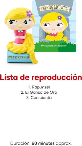 Tonies Favorite Tales: Rapunzel & Other Fairy Tales Audio Toy Figurine [Spanish] in Saudi Arabia