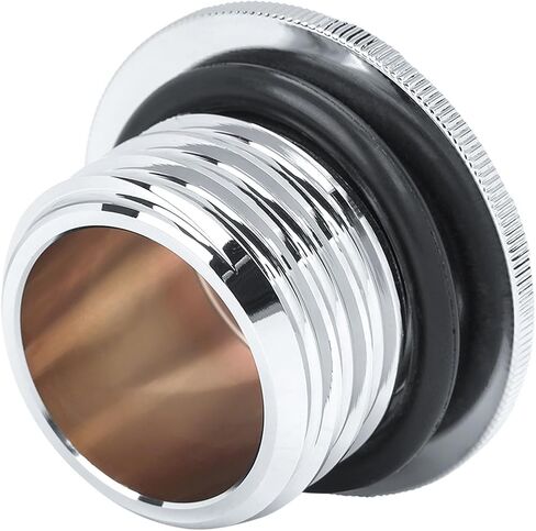 Fuel Gas Tank Cap Cover CNC Aluminum for Harley Touring Road King Softail Dyna Sportster XL 1200 883 X48 Right-hand Thread 3D Skeleton (Black) in Kuwait