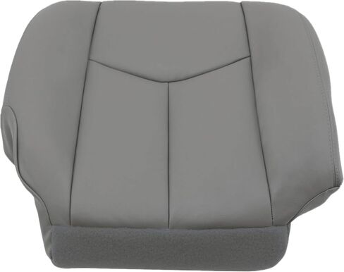 NLQR Front Passenger Side Bottom Seat Cover Pewter Gray 922 Replacement Microfiber Leather Compatible with Chevy Silverado Sierra Tahoe Suburban Avalanche Yukon XL 2003 2004 2005 2006 in Saudi Arabia