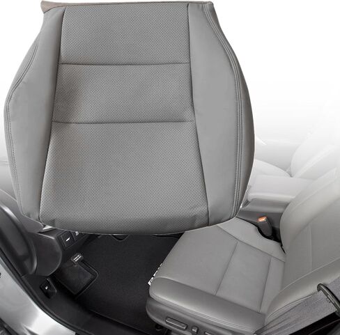 NLQR Front Driver Bottom Replacement Seat Cover Gray Microfiber Leather Compatible with Acura RDX 2007 2008 2009 2010 2011 2012 in Saudi Arabia