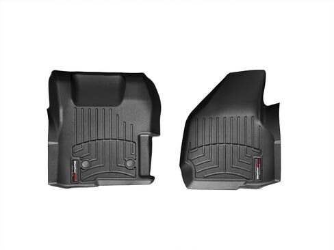 بطانات أرضية مخصصة من Weathertech لسيارة Ford Super Duty، Super Duty، Super Duty - الصف الأول (444221)، أسود in Saudi Arabia