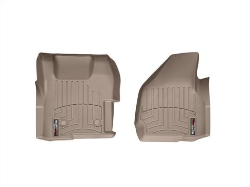 بطانات أرضية مخصصة من Weathertech لسيارة Ford Super Duty، Super Duty، Super Duty - الصف الأول (444221)، أسود in Saudi Arabia