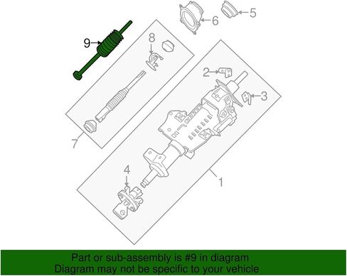 Nissan 48080-EA00A Intermediate Shaft in Saudi Arabia
