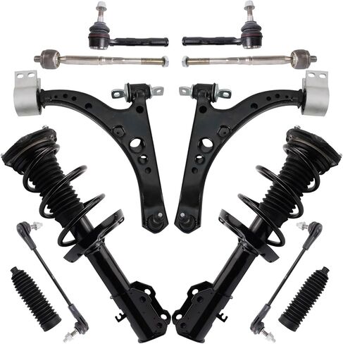 TRQ Front Steering & Suspension Kit Compatible with 2016-2018 Chevrolet Cruze in Saudi Arabia