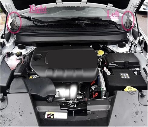Front Windshield Wrap Corner Trim Trim Windshield Wiper Side Trim Cover Rubber Fit For Jeep Cherokee 2014 2015 2016 2017(LH and RH-1Pair) in Saudi Arabia