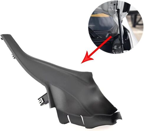Front Windshield Wrap Corner Trim Trim Windshield Wiper Side Trim Cover Rubber Fit For Jeep Cherokee 2014 2015 2016 2017(LH and RH-1Pair) in Saudi Arabia
