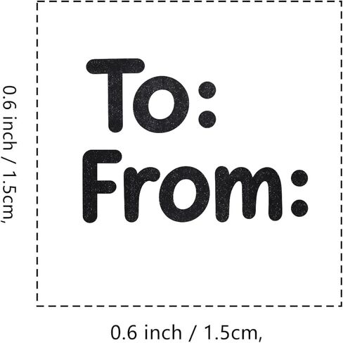 from to Rubber Stamp, 3/5 Inch Small Mini Stamp for Scrapbooking Card Making Planner in Saudi Arabia