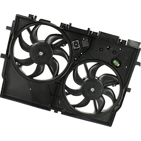 Dual Radiator and Condenser Fan Assembly for Ram ProMaster 3500, 1500, 2500 2014 2015 2016 2017 2018 Replacement 68188994AD, 68188994AB, 68188994AA 1 x in Saudi Arabia
