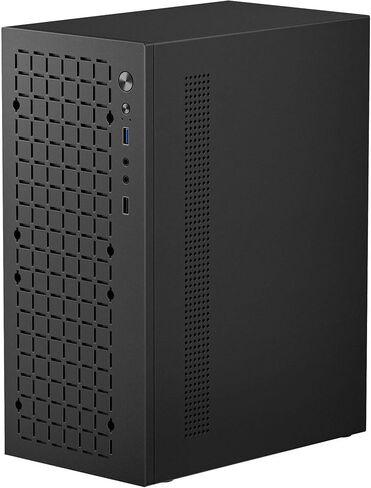 حافظة كمبيوتر Micro ATX: حافظة MATX Mini PC ITX كمبيوتر مكتبي تدعم Micro ATX MATX DTX ITX Mini PC مع USB3.0، تدعم محرك الأقراص الصلبة 3.5 بوصة (أبيض) in Kuwait