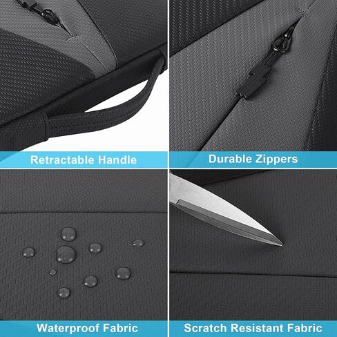 16 Inch Laptop Sleeve Case, Water-Resistant Computer Bag for 16-inch MacBook Pro M4/M3/M2/M1 Pro/Max 2024-2019,Lenovo HP ASUS Dell Acer Chromebook, Black + Grey in Saudi Arabia