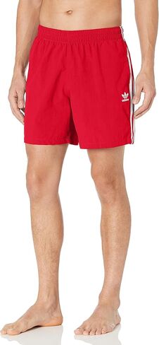 شورت السباحة القياسي Adicolor Classics 3-Stripes للرجال من أديداس أوريجينالز in Kuwait