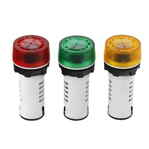 AD16-22mm مع ضوء LED، صفارة فلاش، ضوء إشارة 380V220V110V AC/DC (Buzzeracdc24v) in Saudi Arabia