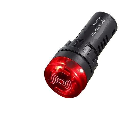 Flash Buzzer AD16-22SM AC/DC 220V24V12V Loud Intermittent LED Sound and Light Alarm(22MM Red AC 380V) in Saudi Arabia