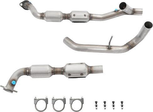 Catalytic Converter Compatible with 1998-2000 Ford F-150 5.4L Only 4WD Vehicle 409 Stainless Steel Silvery in Saudi Arabia