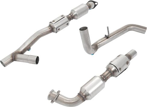 Catalytic Converter Compatible with 1998-2000 Ford F-150 5.4L Only 4WD Vehicle 409 Stainless Steel Silvery in Saudi Arabia
