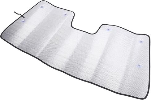 Upgrade Windshield Sunshade for Toyota Tacoma 2024-2025 Front Window Sun Shade Foldable Reflective Sun Visor Custom Sunscreen UV Blocker Privacy Protector HeatShield Keep Your Car Cooler (Silver) in Kuwait