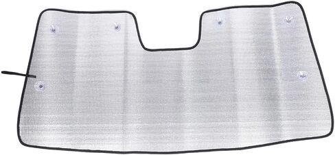 Upgrade Windshield Sunshade for Toyota Tacoma 2024-2025 Front Window Sun Shade Foldable Reflective Sun Visor Custom Sunscreen UV Blocker Privacy Protector HeatShield Keep Your Car Cooler (Silver) in Kuwait