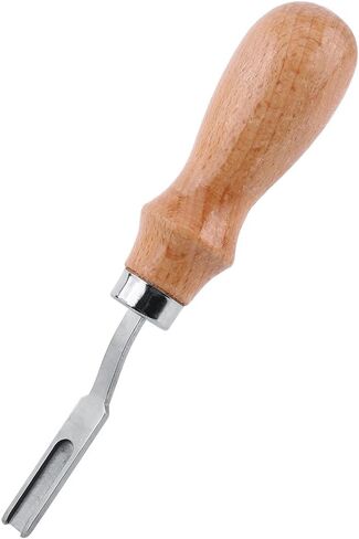 Leather Beveler Tool, Leather Skiving Tool, Leather Working Wide Beveler Leathercraft Skiving Trimming Tool Wood Handle in Saudi Arabia