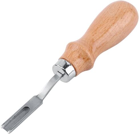Leather Beveler Tool, Leather Skiving Tool, Leather Working Wide Beveler Leathercraft Skiving Trimming Tool Wood Handle in Saudi Arabia