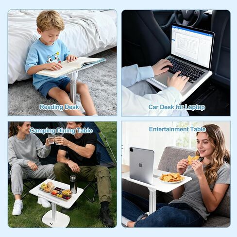 Car Desk for Laptop Passenger Seat- Adjustable Car Seat Tray Table for Work & Eating Universal Lap Desk for Front or Rear Seat in Saudi Arabia