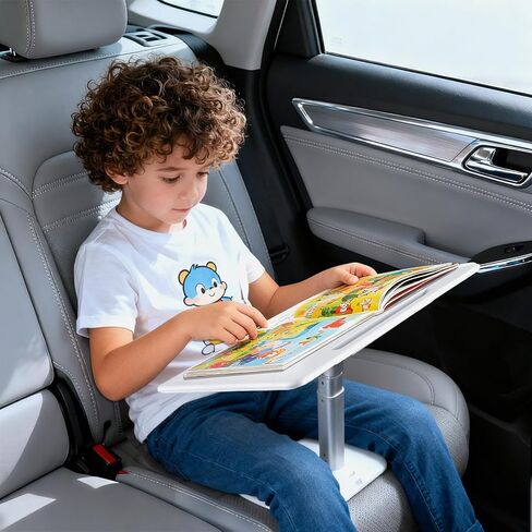 Car Desk for Laptop Passenger Seat- Adjustable Car Seat Tray Table for Work & Eating Universal Lap Desk for Front or Rear Seat in Saudi Arabia