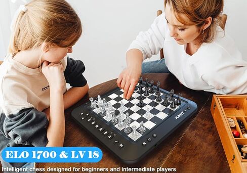 P6 Electronic Chess Board Chess Computer Talking Smart Chess Board Magnetic Electronic Chess Set with LED for Kids & Adults in Saudi Arabia