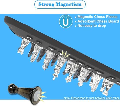 P6 Electronic Chess Board Chess Computer Talking Smart Chess Board Magnetic Electronic Chess Set with LED for Kids & Adults in Saudi Arabia