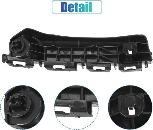 uxcell 1 Pair Left and Right Side Front Bumper Bracket No.5253652080/5253552110 for Toyota Yaris 2012 2013 2014 in Saudi Arabia
