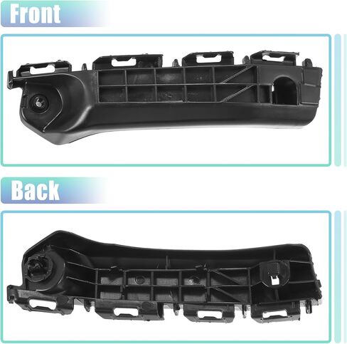 uxcell 1 Pair Left and Right Side Front Bumper Bracket No.5253652080/5253552110 for Toyota Yaris 2012 2013 2014 in Saudi Arabia